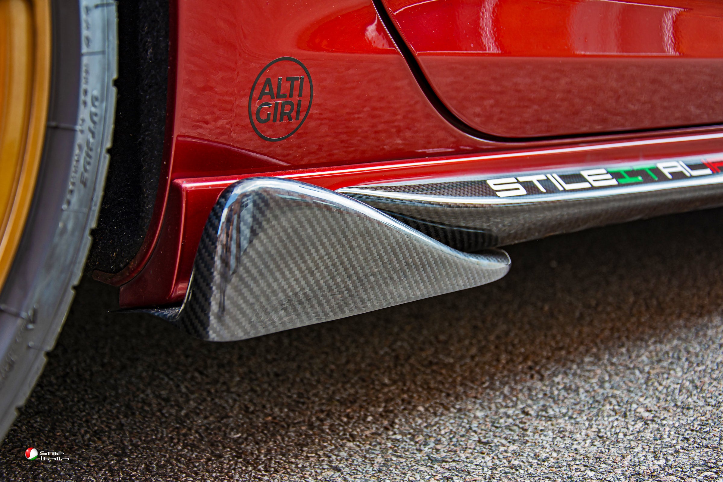 Stile Italia Alfa Romeo Giulietta SIDESKIRTS FLAPS CARBON
