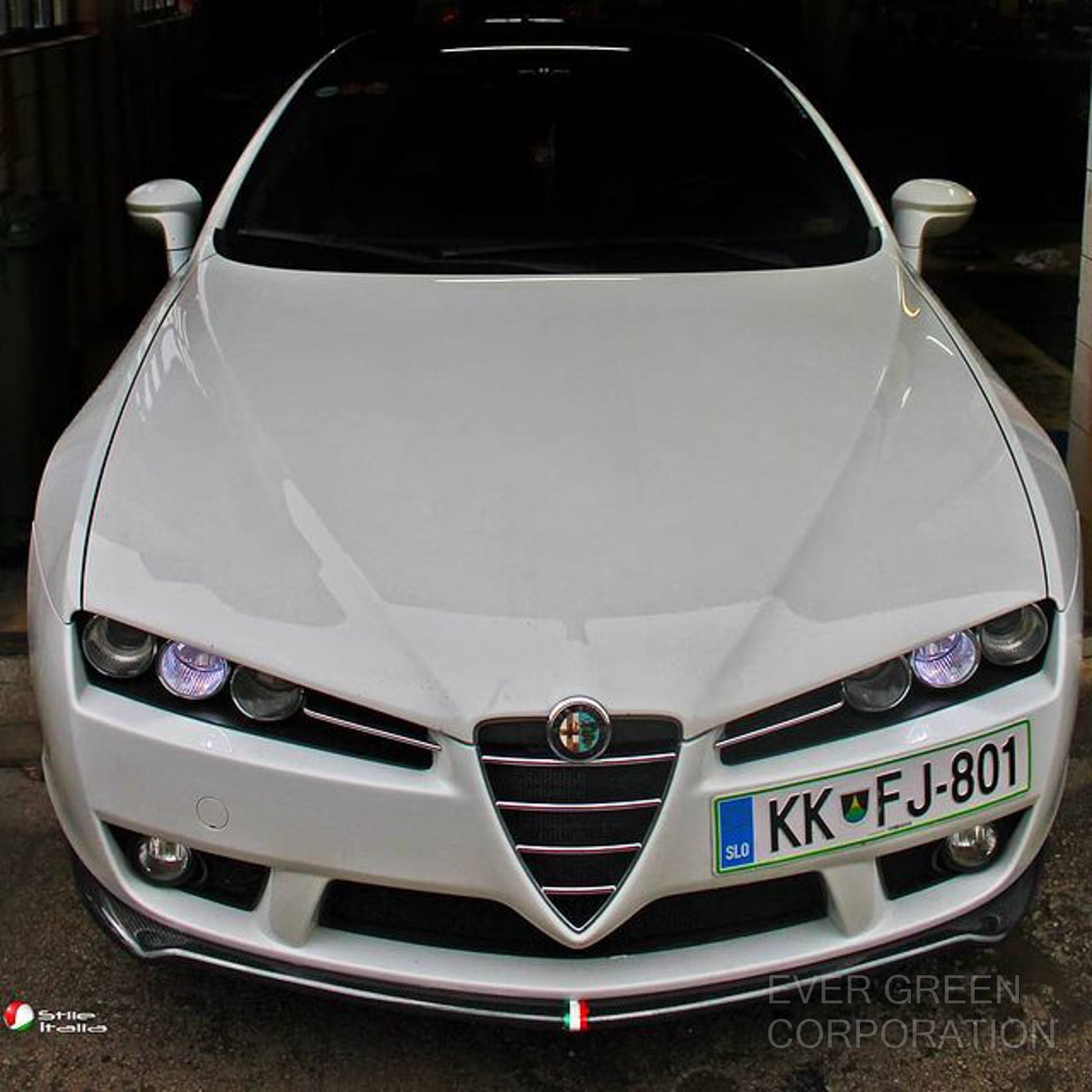 FRONT LIP ALFA ROMEO BRERA CARBON | EVERGREEN CORPORATION
